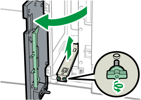 A3大量給紙トレイのイラスト