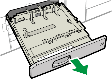 給紙トレイのイラスト