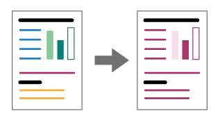 2色のイメージイラスト