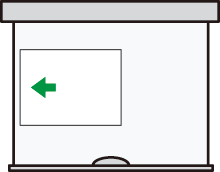 ラベル紙に印刷するイメージイラスト