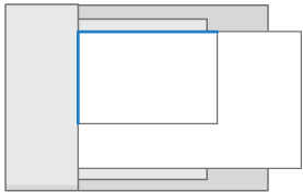 サイズが異なる原稿セットのイメージイラスト
