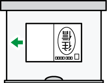はがきの向きのイメージイラスト