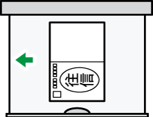 はがきの向きのイメージイラスト