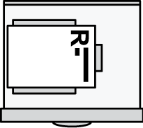 用紙のセット方法のイメージイラスト