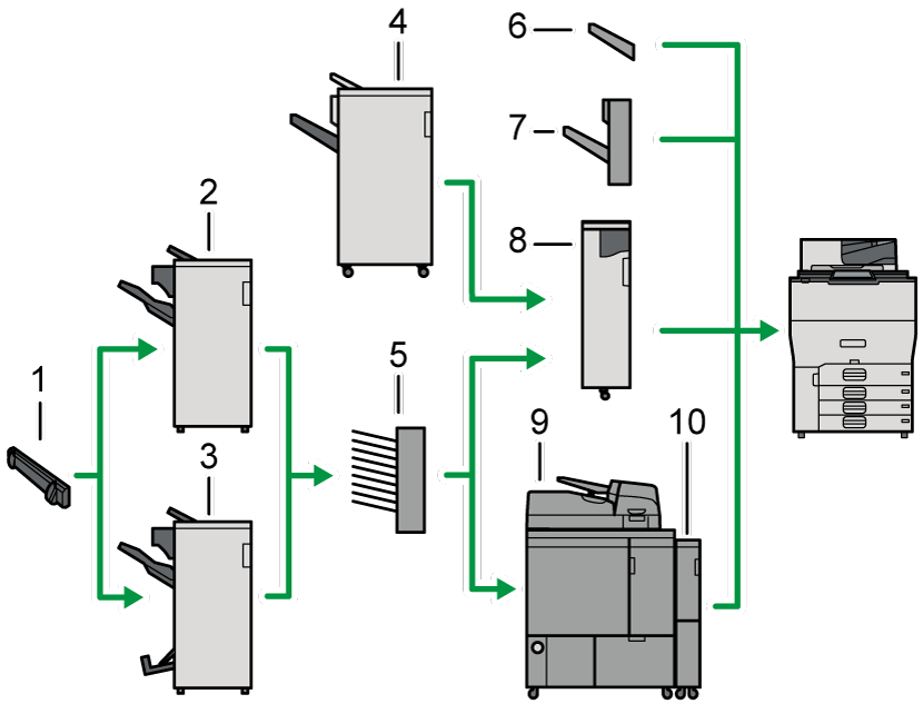 外部に取り付けるオプションのイメージイラスト