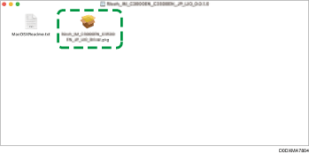 ドライバー画面のイラスト