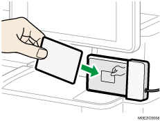 カードリーダーのイラスト