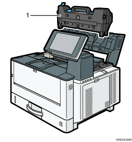 プリンター本体のイラスト 説明番号つき