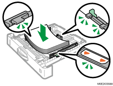 給紙トレイのイラスト