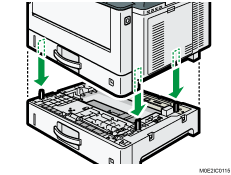 増設トレイのイラスト