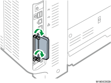 本体背面のイラスト