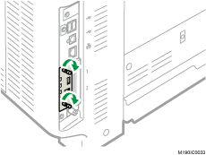 本体背面のイラスト