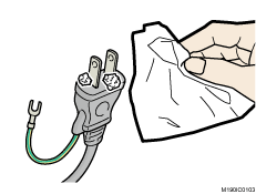 電源プラグのイラスト