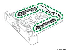 給紙トレイのイラスト