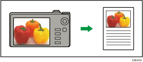 帳票印刷のイメージイラスト