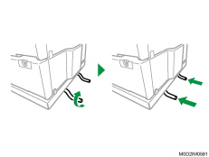 転倒防止足のイラスト