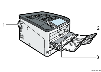 本体全体のイラスト 説明番号つき
