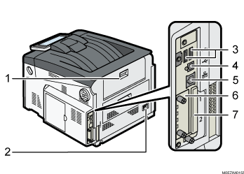 本体全体のイラスト 説明番号つき