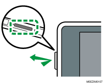 本体操作パネルのイラス