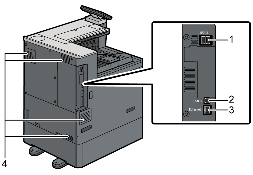 本体全体のイラスト 説明番号つき