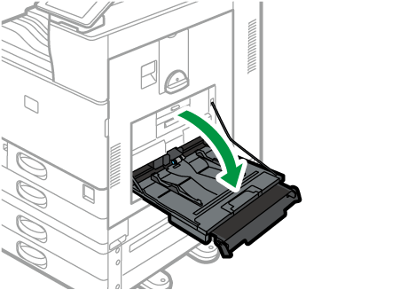 手差しトレイのイラスト