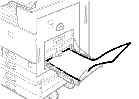 手差しトレイのイラスト