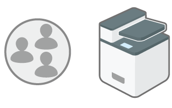 ユーザー認証を設定するイメージイラスト