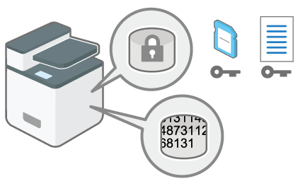 情報漏えい対策のイメージイラスト