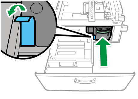 大量給紙トレイのイラスト