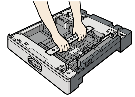 1段給紙トレイのイラスト