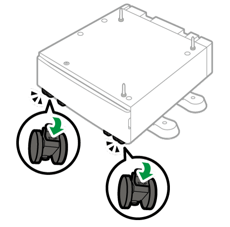 サプライテーブルのイラスト