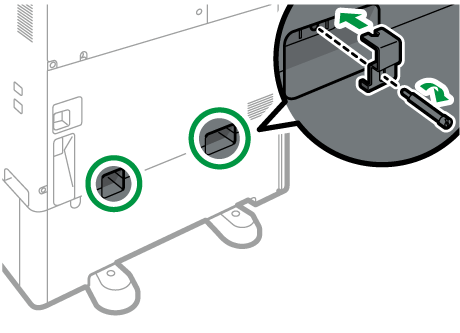 サプライテーブルのイラスト