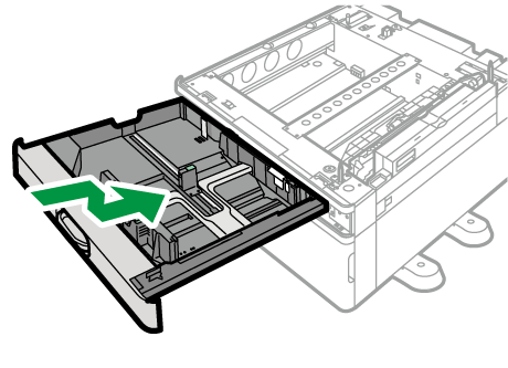 1段給紙トレイのイラスト