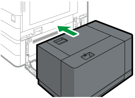 A4大量給紙トレイのイラスト