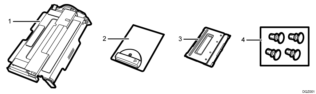 長尺トレイのイラスト