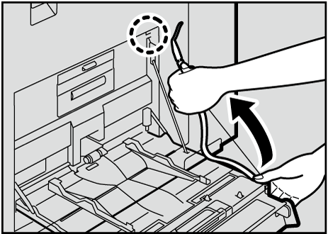 長尺トレイのイラスト