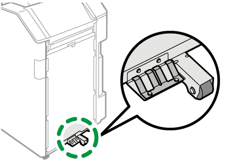 1000枚中綴じフィニッシャーのイラスト