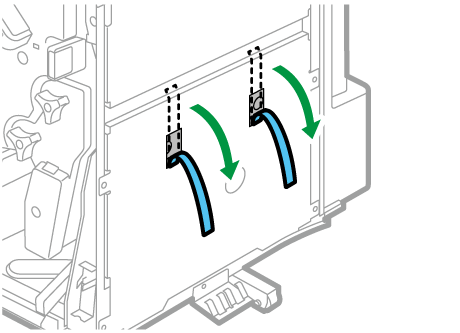 1000枚中綴じフィニッシャーのイラスト