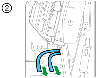 1000枚中綴じフィニッシャーのイラスト