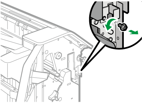 1000枚中綴じフィニッシャーのイラスト