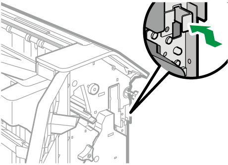 1000枚中綴じフィニッシャーのイラスト
