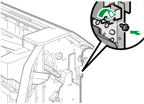 1000枚中綴じフィニッシャーのイラスト