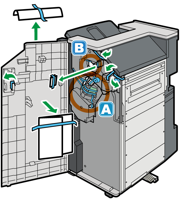 3000枚フィニッシャーのイラスト