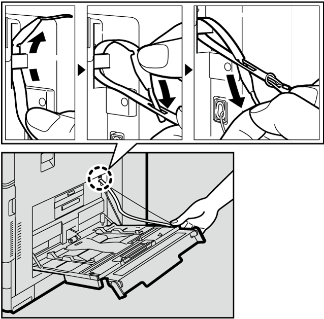 長尺トレイのイラスト