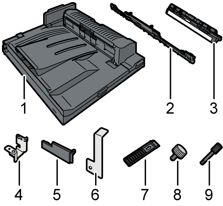 同梱品のイラスト