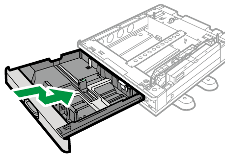 1段給紙トレイのイラスト