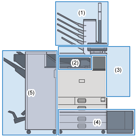 外部に取り付けるオプションのイメージイラスト