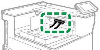 排紙先のイラスト