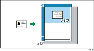 IDカードコピーのイメージイラスト