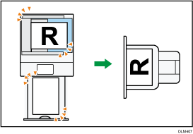 回転コピーのイメージイラスト